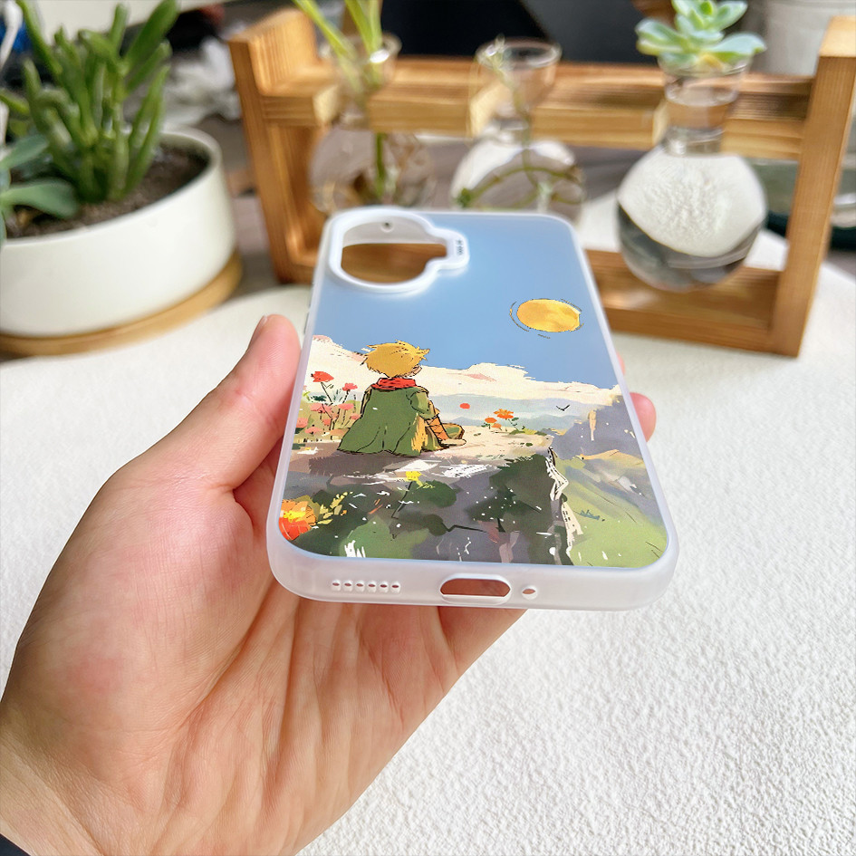 Dành Cho Redmi Turbo 5 Max / Turbo 4 Pro / POCO X8 Pro X7 X6 F8 F7 Hoàng Tử Bé Và Hoa Hồng Cứng Lưng Mềm Vỏ Điện Thoại / Note 15 Pro Mi 15T 14T K90 Pro Redmi Chống Sốc