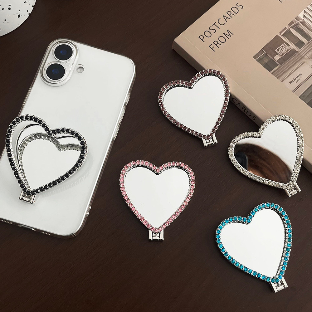 Giá đỡ gương trái tim tình yêu cho vỏ IPhone Hút hấp phụ mạnh