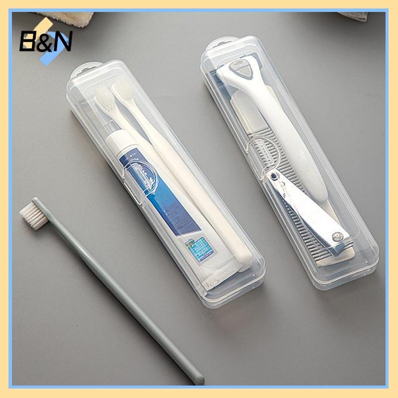 Hộp đựng bàn chải đánh răng du lịch B&N bằng nhựa trong suốt, phụ kiện du lịch thiết thực