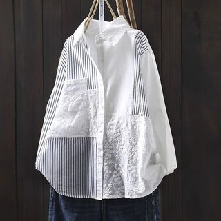 Ao sơ mi nữ 100% cotton, dáng đẹp tôn hình thể, thích hợp mọi lúc mọi nơi, mẫu trắng toát lên vẻ tươi trẻ.