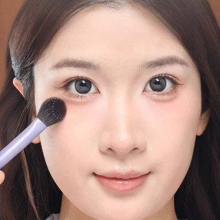 GUOXIAONIU Cọ má hồng nhỏ, cọ pointillist, lông động vật, cọ highlight, cọ tạo khối, cọ phấn mắt