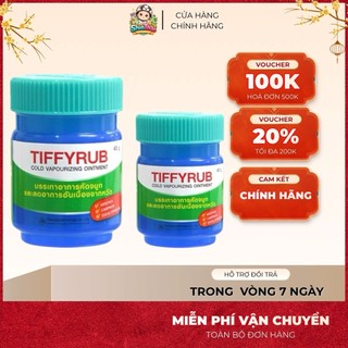 [Size 20GR/40GR] Dầu Cù Là Tiffy Rub Bôi Ấm Ngực Giảm Cảm Ho Cho Bé