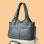 Retro Dung Tích Lớn Di Động Túi Nữ Niche Họa Tiết Đơn Giản Túi Tote Bảo Quản Nhiều Ngăn Đeo Vai Túi UV0N