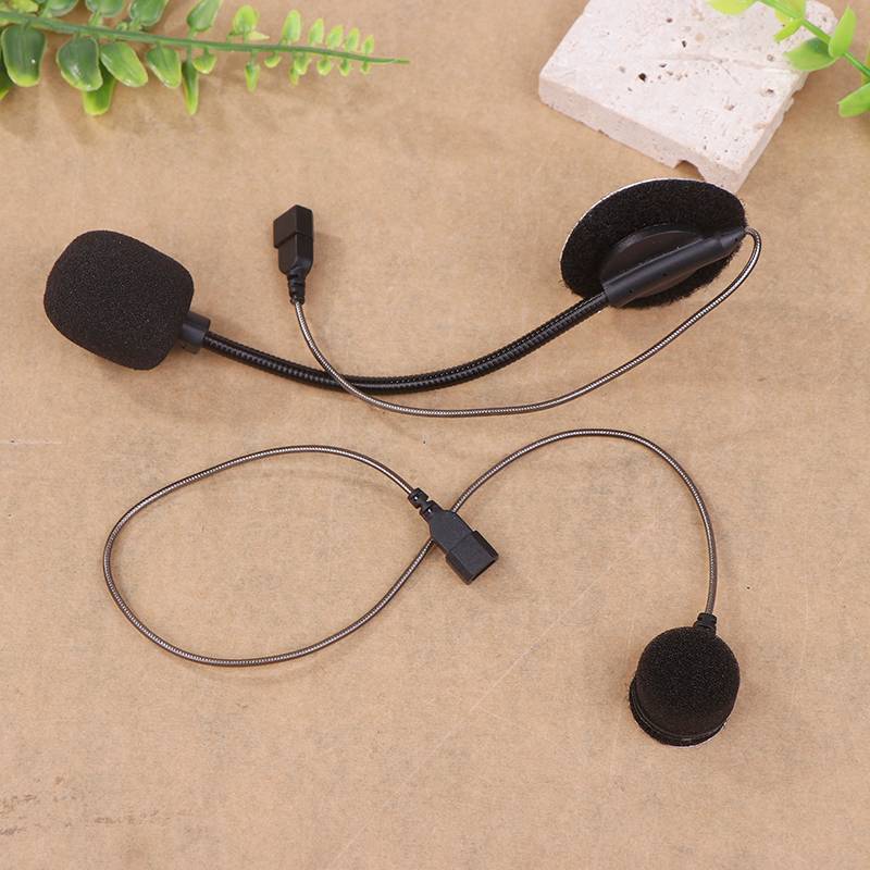 Alittlesetrtu Cardo Freecom / Spirit Bluetooth Mũ bảo hiểm Intercom Mic Mềm / Dây cứng & Loa 3,5mm VN
