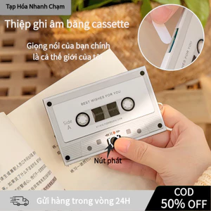 【COD】Thiệp ghi âm giọng nói thẻ nhạc làm quà lưu niệm trang trí ý nghĩa, phù hợp tặng người thân và bạn bè.