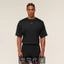 Áo thun thể thao gym và chạy bộ, 100% cotton, in chữ cổ tròn