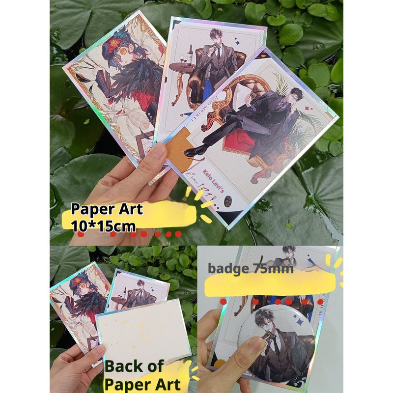 Ma Cà Rồng Hiệp Sĩ Kaname Kuran Huy Hiệu & Shikishi Bộ Bàn Nghệ Thuật Hiển Thị Bàn Bộ Sưu Tập Quà Tặng