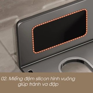 Giá đỡ máy sấy tóc treo tường Giá đỡ phòng tắm bằng nhôm Không cần khoan Móc lưu trữ Kệ chống rỉ sét