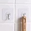 Bộ 50 Móc Dán Tường Siêu Dính, Trong Suốt Chịu Lực Tốt Treo Tường Chắc Chắn