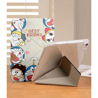 Ốp Lưng iPad A16 Air 4/5/6/7/8 Pro 11 Doraemon Y-fold Vỏ hoạt hình dễ thương cho iPad Gen 12 11 10 9 8 7 6 5 Mini 6/7