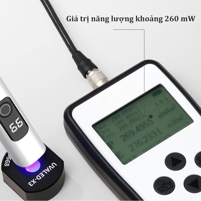 Đèn Hơ Móng Mini Cầm Tay,Thiết Kế Có Thể Sạc Lại Với Cổng USB,Công Suất 3w, Nhỏ Gọn Và Tiện Lợi