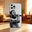 Ốp Điện Thoại TP-1 Pop King P-Post Malone Cho iPhone17,16,15,14,13,12 Plus, Max Soft Silicone Đen Cover