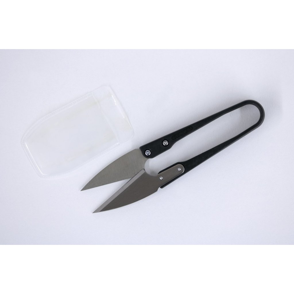 Clover Thread Scissors Keo Cat Chi Nhat Ban/Loi Den&Loi Bac/Cán Soi Thuy Tinh/Bao Bao Ve Kem