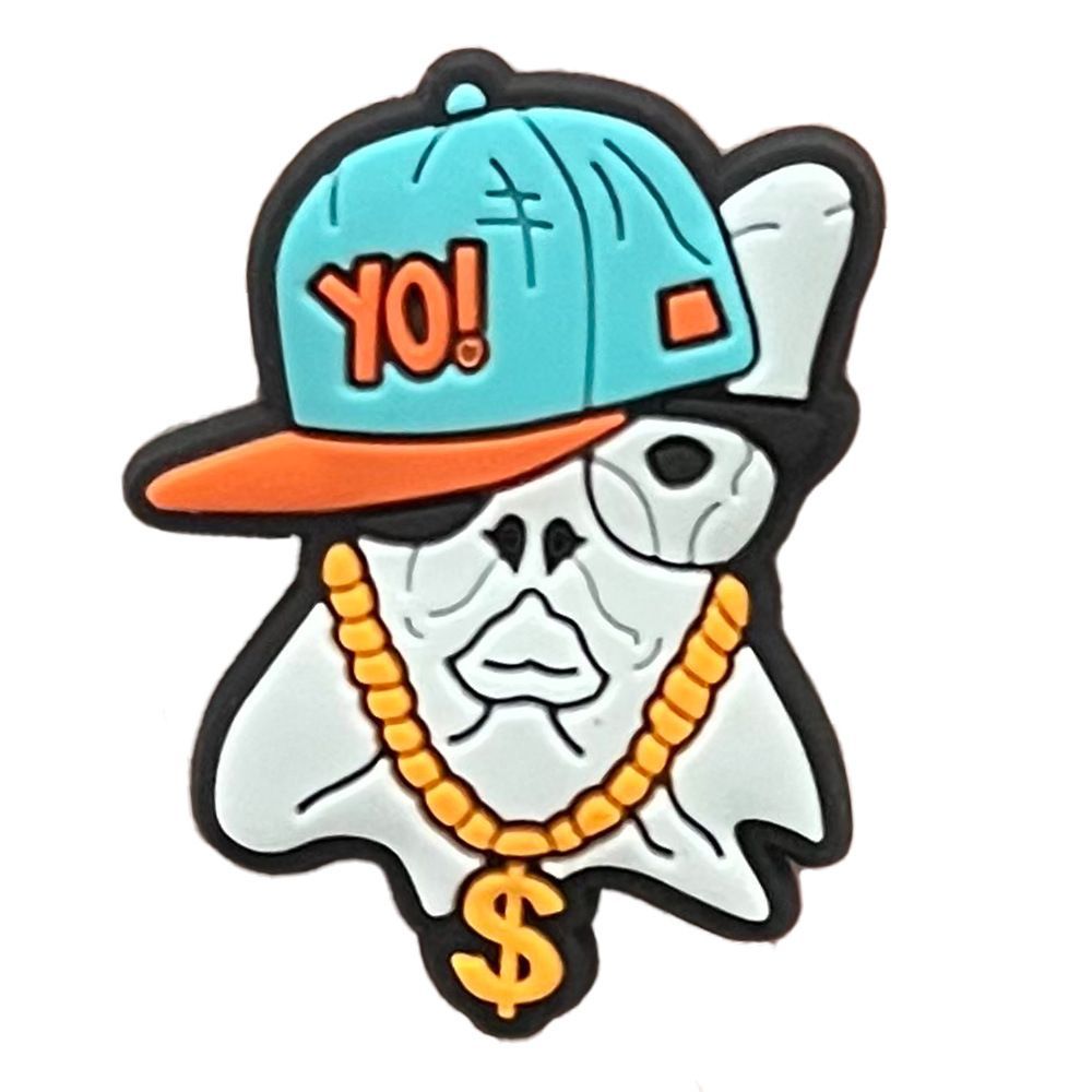 Set charm gắn dép cross HIP-HOP , Nút gắn phụ kiện sticker trang trí dép cross CROSS TREND