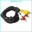 GODD 9Pin Mini DIN Nam Đến 6RCA Nữ Cáp AV Dành Cho Thiết Bị Video Âm Thanh Cũ Và Mới