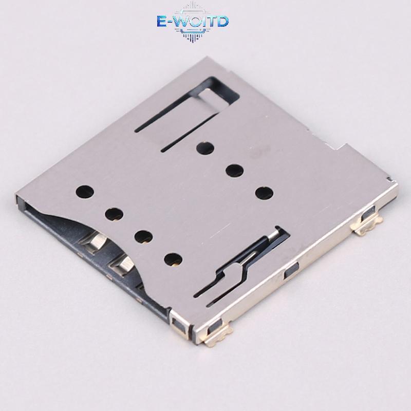 E-WOITD MUP-C792 Oril Đầu nối thẻ SIM Miếng dán tự xuyên 6 + 1 P Khe cắm thẻ SIM Soet E-WOITD