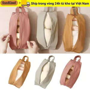 Túi đựng đồ lót du lịch SUNKISSD, có dây kéo Túi lưu trữ nhiều màu, Túi tạp hóa đa năng sáng tạo Túi vải giặt Túi xách du lịch