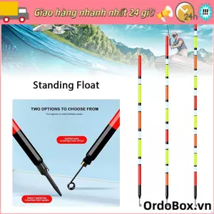 ORDOBOX Ống Hút Phao, Vòng Chân Bắt Mắt Phong Cách Phao Độ Nhạy Cao, Cá Chép Chất Lượng Cao Lỗ Cỏ Crucian Cá Chép Mở Rộng Phao Đá Câu Cá