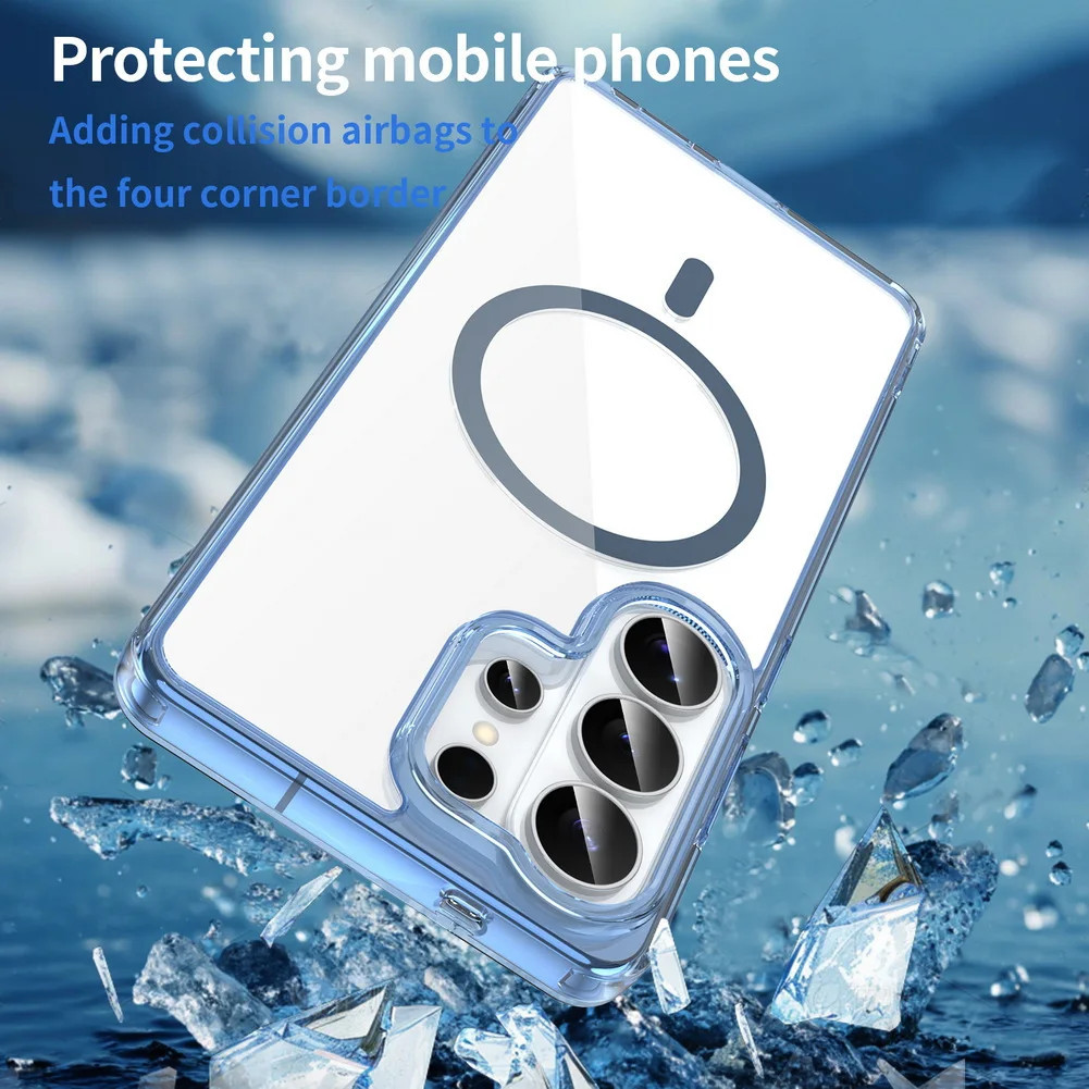 Ốp điện thoại chống rơi trong suốt 4 góc cho Samsung S26 Ultra S26 Edge Galaxy S25 FE s25 ultra S24 + Vỏ bảo vệ