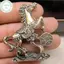 PUSKY Đồng Ngựa Bước Trên Đồng Xu Luy Tượng Phong Thủy Bàn Thu Nhỏ Thủ Công Bộ Sưu Tập Các Bức Tượng Nhỏ VN