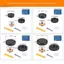 TRTR 4 Dây Đeo Kính Thép Không Gỉ Quảng Cáo Ốc Vít Gương Móng Tay Trang Trí Bao Quảng Cáo Cố Định Vít Phần Cứng VN