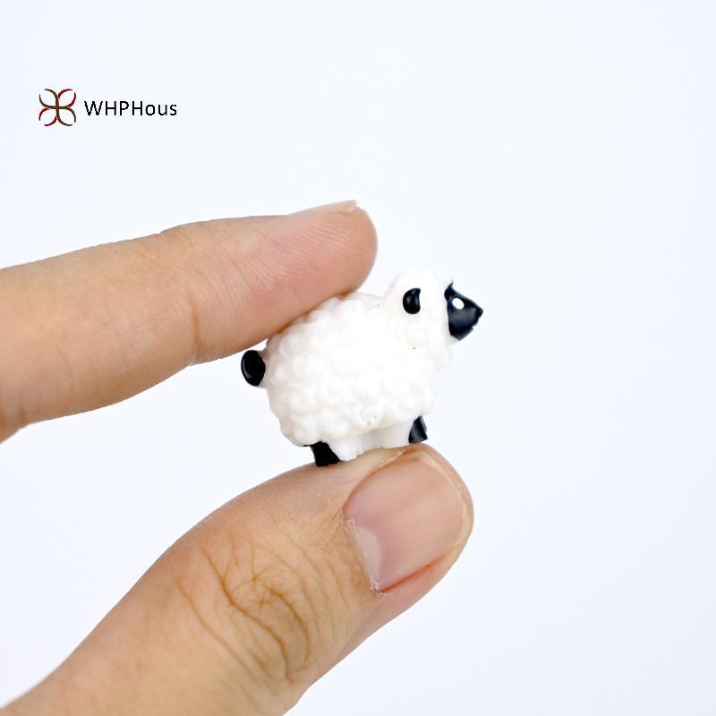 < WHPHous-t > 1 Bộ Tượng Nhỏ Cừu Hàng Rào Thu Nhỏ Cho Nhà Búp Bê Mô Hình Trang Trại Nhỏ Động Vật DIY Cảnh Đẹp