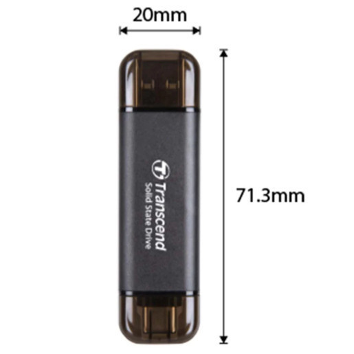 Ổ Cứng di Động SSD Transcend ESD310C, USB 3.2 Gen 2x1, Type-C, 1050MB/s - 128GB, 256GB, 512GB, 1TB