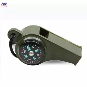 XOITOP 3 trong 1 Khẩn Cấp Sinh Tồn Còi Nhiệt Kế Trọng Tài Cổ Vũ Còi Thể Thao Hàng Cắm Trại Đi Bộ Đường Dài Dụng Cụ Ngoài Trời VN