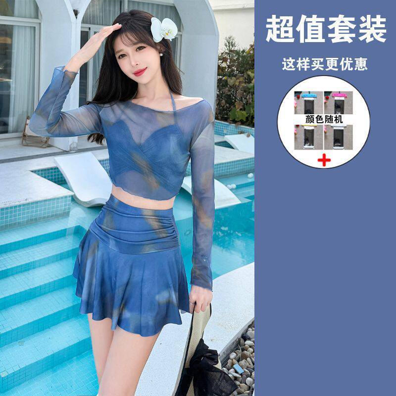🔥 mặc đi biển 🔥 đi bơi mùa hè 2026 Bikini Đồ Bơi Nữ 2025 Ba Mảnh Tách Cao Cấp Modest Hình-Flattering Đi Biển Kỳ Nghỉ Plus-Size Spa Đồ Bơi