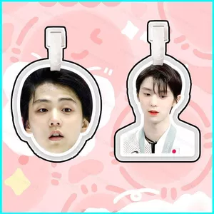 HK1 Yuzuru Hanyu Mặt Dây Chuyền Olympic Mùa Đông Vali Notebook Máy Tính Túi Điện Thoại Trang Trí Quà Tặng Cho Bé Gái Thời Trang KH1