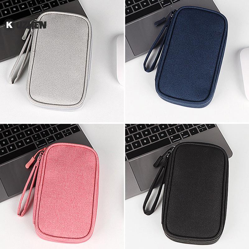 KUZHEN Điện Tử Kỹ Thuật Số USB Ốp Lưng Cáp Di Động Du Lịch Túi Bảo Quản Túi Phụ Kiện Túi Bảo Quản Cho Dây Sạc Điện Ổ Cứng HOT