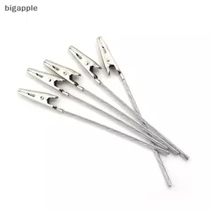 Bigapple 10 Chiếc Không Cách Nhiệt Thử Nghiệm Điện Cá Sấu Kim Loại Cá Sấu Kẹp Cá Sấu Dài 10cm RDG