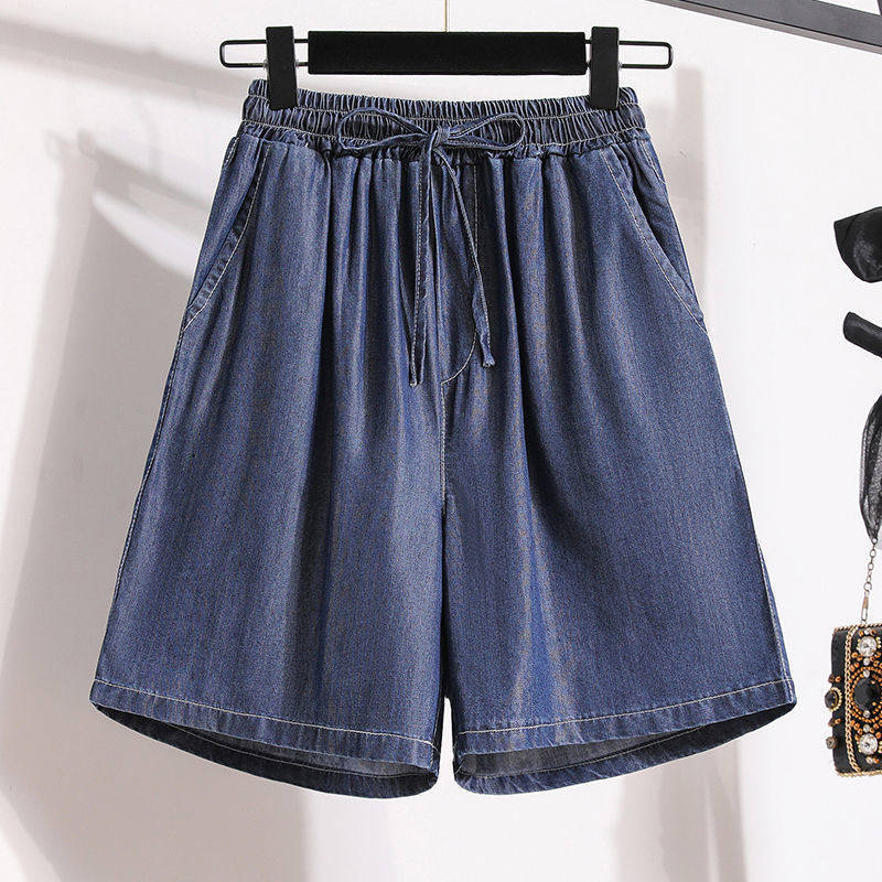 Quần short Denim nữ mùa hè thời trang mới, xu hướng quần năm phần tư giản dị và thoải mái