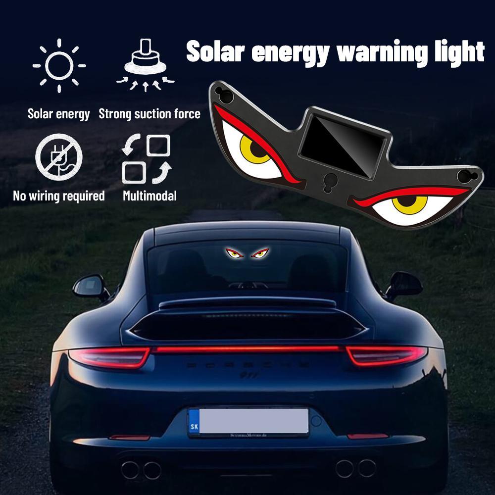 Evil Eye USB LED Neon Light Năng Lượng Mặt Trời Tam Giác An Toàn Đèn Cảnh Báo Trang Trí Nội Thất Ô Tô