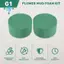 10 Chiếc Đám Cưới Aisle DIY Craft Sắp Xếp Hoa Thấm Hút Nước Sân Vườn Nhà Bọt Hoa Xanh -Giữ Gạch Tròn