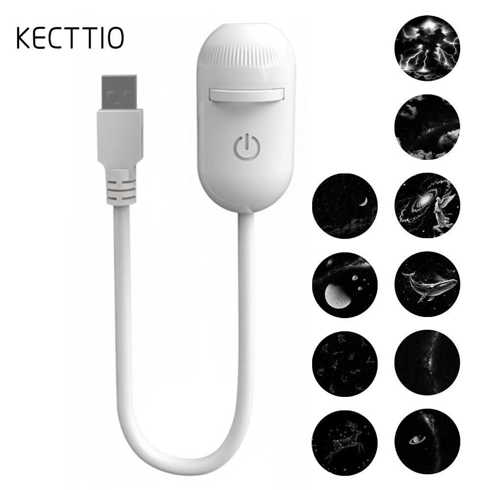 Máy chiếu bầu trời đầy sao KECTTIO, chạy bằng USB 360° Xoay Galaxy Star Máy Chiếu, Điều Khiển Cảm Ứng Di Động Có Thể Điều Chỉnh Độ Sáng Đèn Ngủ Mini Trang Trí Phòng Ngủ