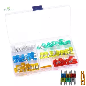 120 Chiếc Mini de Fuse Assortment Set Xe Ô Tô Ô Tô Xe Máy SUV FUSES Kit CN37 Thai