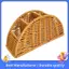 Giỏ đựng điều khiển từ xa dệt tay, Boho Để bàn sắp xếp lưu trữ TV Điều khiển từ xa, Đồ dùng cho gia đình,