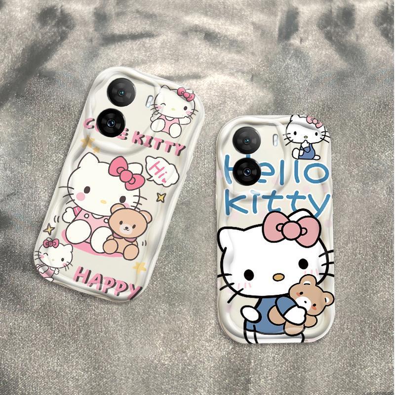 Thích hợp cho OPPO A57 4G A77 4G A77S 4G 3D Girls Soft TPU Kitty Rilakkuma Ốp điện thoại chống sốc
