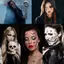 AqToCna 10 Tờ Halloween Cra Mark Face Stier Spider Web Hình Xăm Tạm Thời Kinh Dị Trang Điểm Cơ Thể Ngộ nghĩnh Chống Thấm Nước Hình Xăm Stier AqToCna