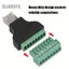 Guansfs Guansfs Drfeify Nhỏ Gọn Chất Lượng Tinh Tế RJ45 Nam Đến 8 Pin Vít Đầu Nối Bộ Chuyển Đổi Balun Bộ Chuyển Đổi AV Với Độ Ổn Định Và Độ Tin Cậy