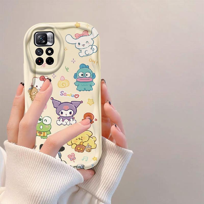 Thích hợp cho Redmi 10 Note 11 11S 12 Pro 4G 3D Phụ kiện TPU mềm Vỏ điện thoại chống sốc khủng long dễ thương