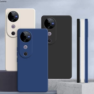 Tpu mềm cho Ốp lưng Vivo V40 Pro 5G, màu trơn Vivo V40 / V40Pro 5G Vỏ bảo vệ silicon chống rơi màu trơn đơn giản