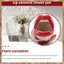 Nồi Xương Rồng, Hộp Đựng Cây Hoa Nhỏ Bằng Gốm Sứ Trồng Môi Lớn Gợi Cảm Cho Gia Đình, Đỏ