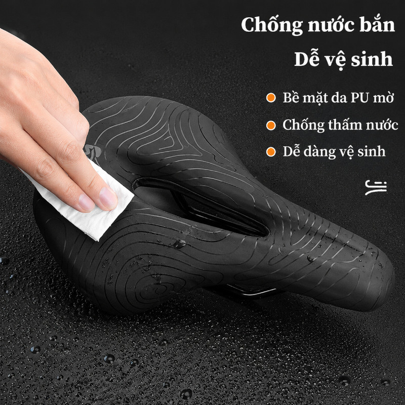 Yên Xe Đạp Siêu Nhẹ Thoải Mái – Đệm Êm, Thoáng Khí, Chống Nước, Chuyên Nghiệp, Dùng Cho MTB & Xe Thể Tha