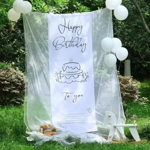 Khoai Tây Ngọt Nhỏ Cùng Phong Cách Ngoài Trời Sinh Nhật Cảnh Không Khí Trang Trí Gạc Nền Tấm Thảm Một Tuổi Bé Gái Ảnh 5.11