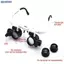 Kính lúp Bluelover 8X / 15X / 23X Máy làm đồng hồ Jeweler có đèn LED Kính lúp kính thiên văn đọc sách Kính mắt Mới