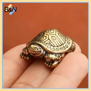 B & N 1 Đồng Cổ Chắc Chắn Rùa Đồ Trang Trí Tuổi Thọ Động Vật Điêu Khắc Văn Phòng Tại Nhà Bàn Trang Trí Mô Phỏng Trang Trí.