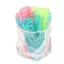 SWEET 500 Chiếc Mini Dùng Một Lần Trái Tim Trái Cây Nĩa Mini Sna Bánh Món Tráng Miệng Nhà Ăn Nhựa Thực Phẩm Trái Cây Pi Toothpi Bento Trang Trí Tiệc n