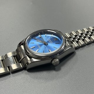 Dành cho Rolex Datejust 20mm 316 thép không gỉ bạc vòng tay hàu rắn Dây đeo năm thánh